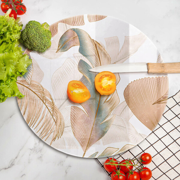 Protection plaque induction Plumes et feuilles de bohème