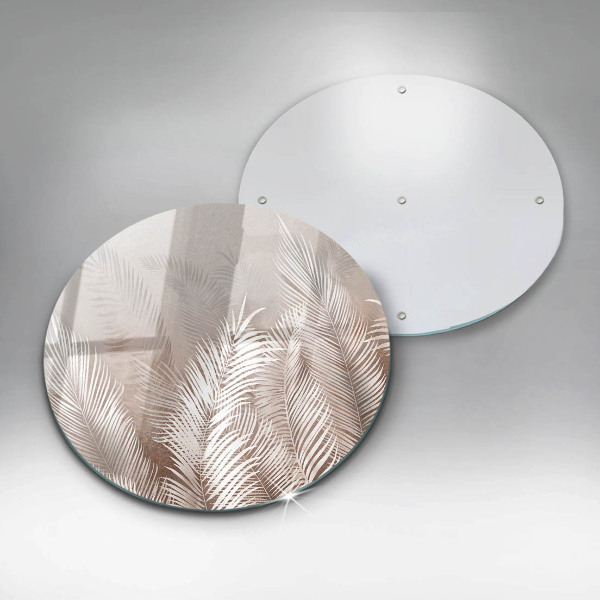 Protection plaque induction Feuilles de végétation bohème