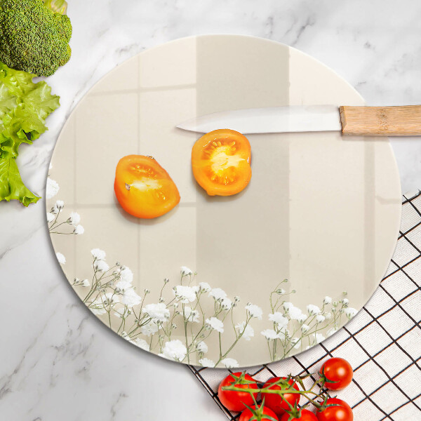 Protection plaque induction Fleurs de bohème en plâtre