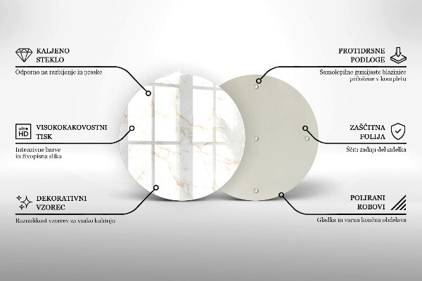 Protection plaque induction Pierre de marbre élégante