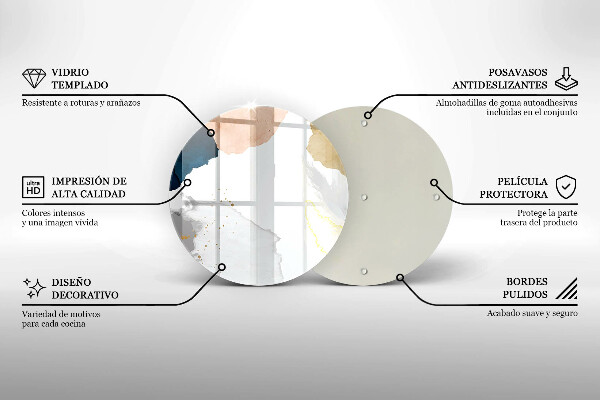 Protection plaque induction Taches abstraites