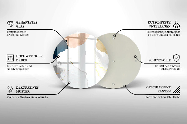 Protection plaque induction Taches abstraites