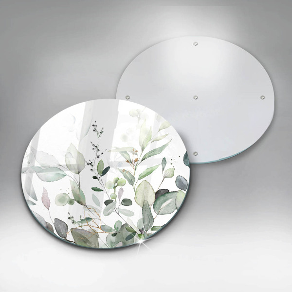 Protection plaque induction Plantes aquarelles