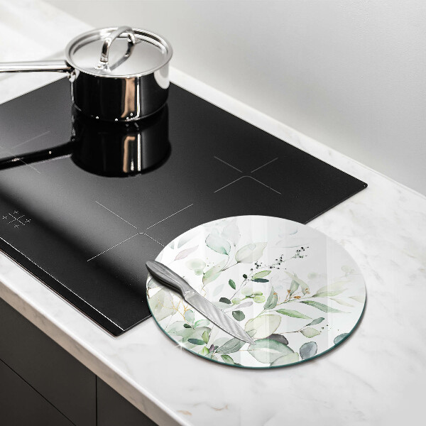 Protection plaque induction Plantes aquarelles