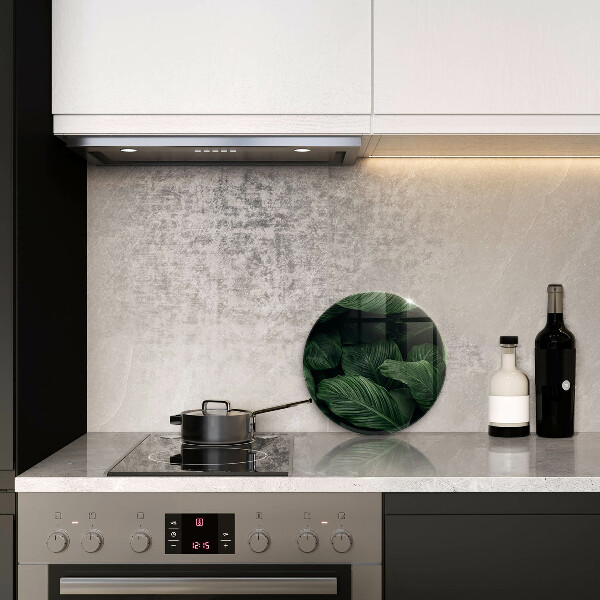 Protection plaque induction Feuilles sombres