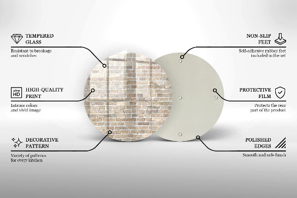 Protection plaque induction Mur de briques lumineuses