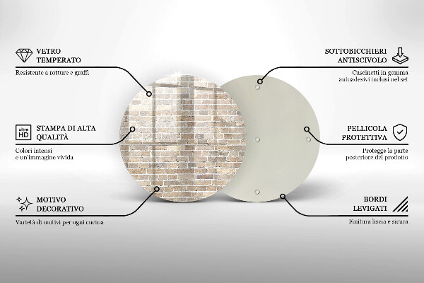 Protection plaque induction Mur de briques lumineuses