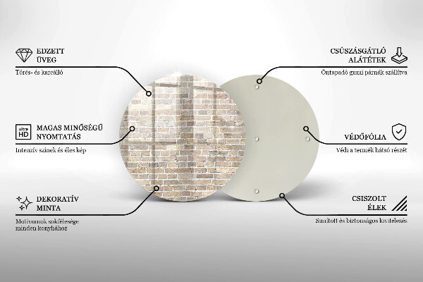 Protection plaque induction Mur de briques lumineuses