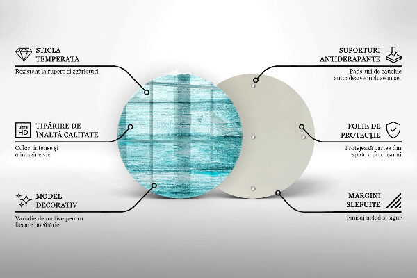 Protection plaque induction Planches de bois vintage