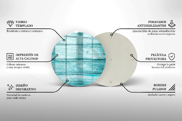 Protection plaque induction Planches de bois vintage