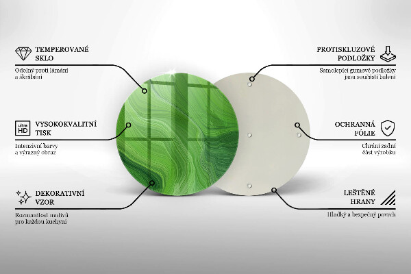Protection plaque induction Texture abstraite