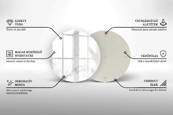 Protection plaque induction Marbre moderne
