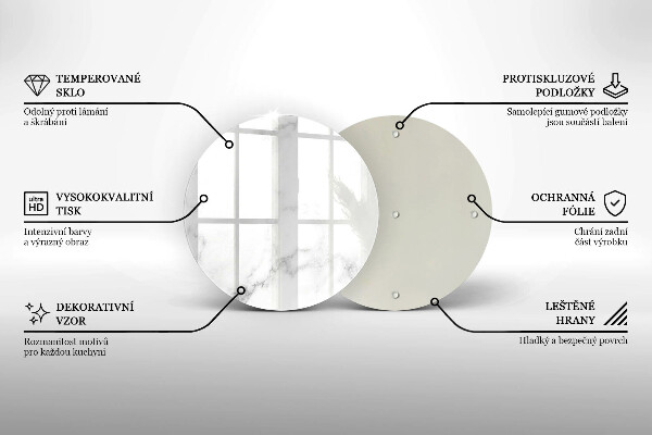 Protection plaque induction Marbre moderne