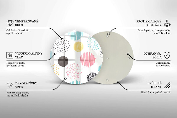 Protection plaque induction Formes peintes