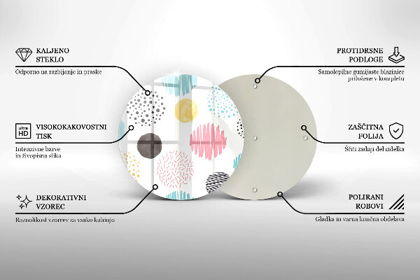 Protection plaque induction Formes peintes