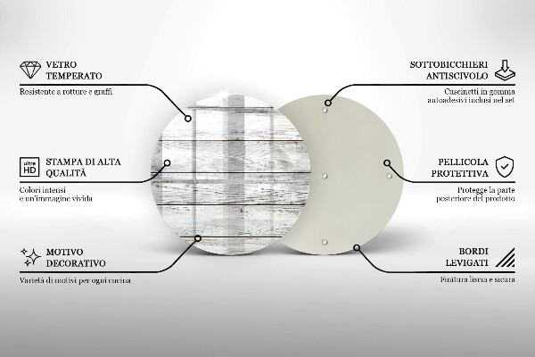Protection plaque induction Planches de bois brillantes
