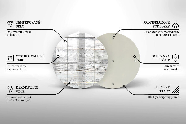 Protection plaque induction Planches de bois brillantes
