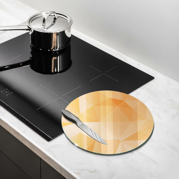 Protection plaque induction Fond géométrique