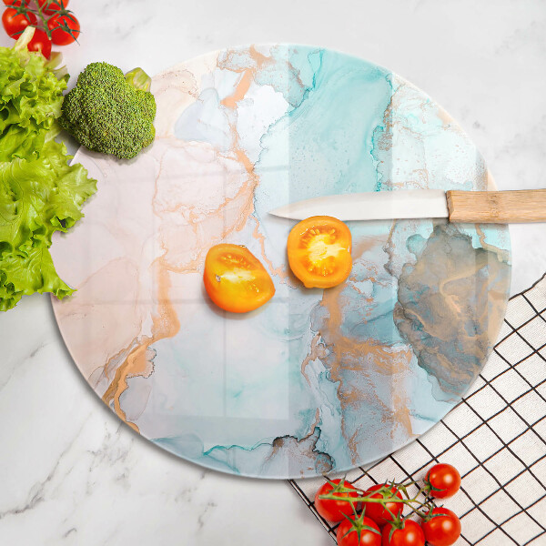 Protection plaque induction Abstraction de marbre