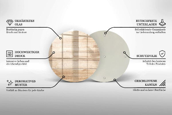 Protection plaque induction Planches de bois