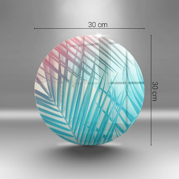 Protection plaque induction Feuilles pastel