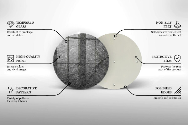 Protection plaque induction Texture de pierre