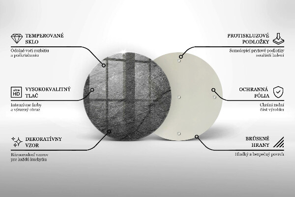 Protection plaque induction Texture de pierre
