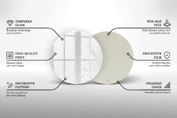 Protection plaque induction Modèle de lignes modernes