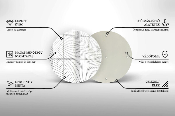 Protection plaque induction Modèle de lignes modernes