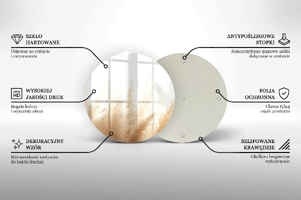 Protection plaque induction Herbe de la pampa