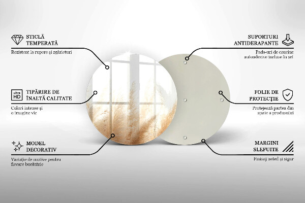 Protection plaque induction Herbe de la pampa