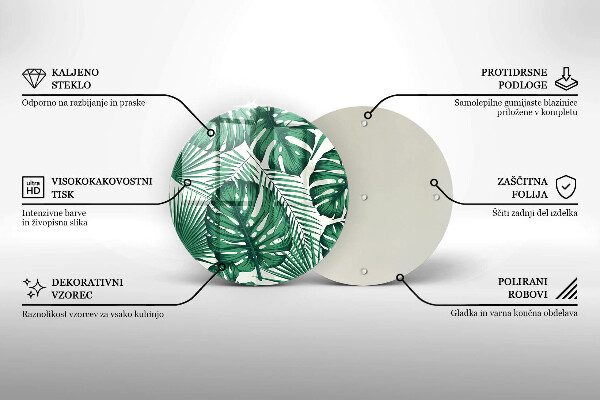 Protection plaque induction Feuilles de monstre