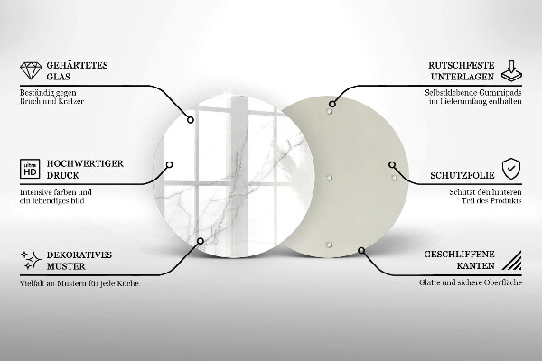 Protection plaque induction Marbre blanc délicat