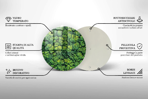 Protection plaque induction Plante de mousse naturelle