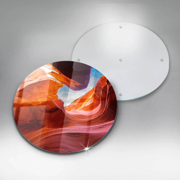 Protection plaque induction Paysage rocheux du canyon