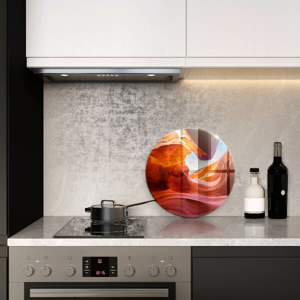 Protection plaque induction Paysage rocheux du canyon