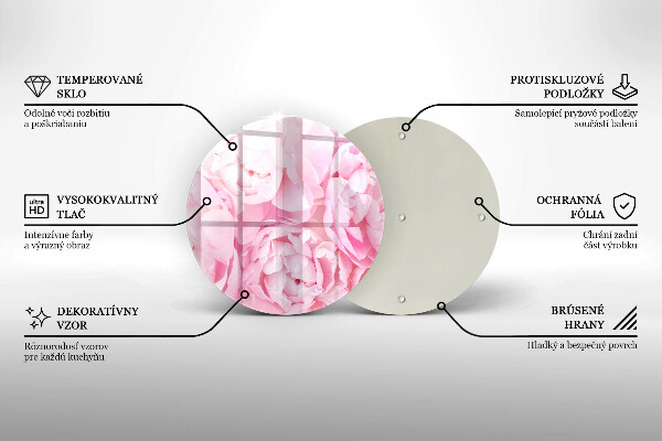 Protection plaque induction Pivoines délicates