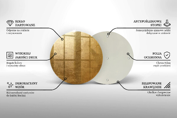 Protection plaque induction Fond de texture or