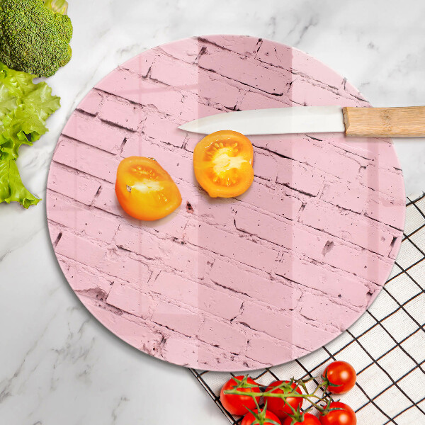 Protection plaque induction Mur de briques pastel