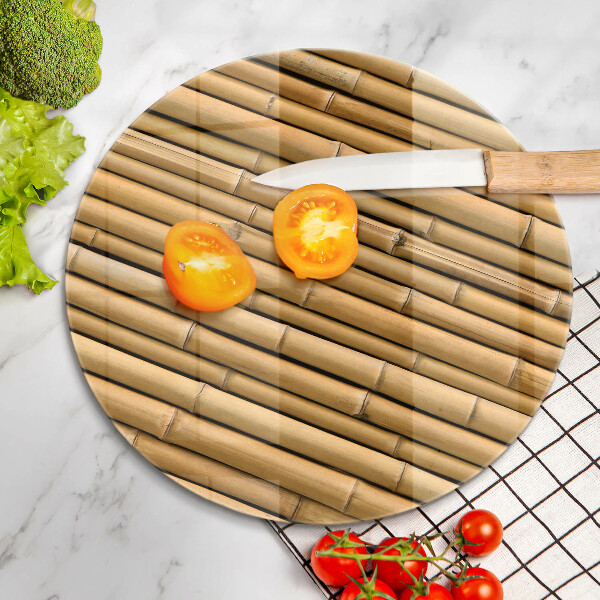 Protection plaque induction Bambou bohème nature