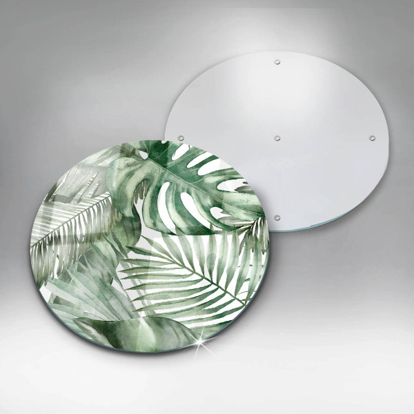 Protection plaque induction Feuilles peintes