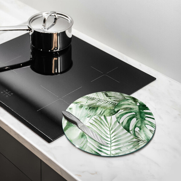 Protection plaque induction Feuilles peintes