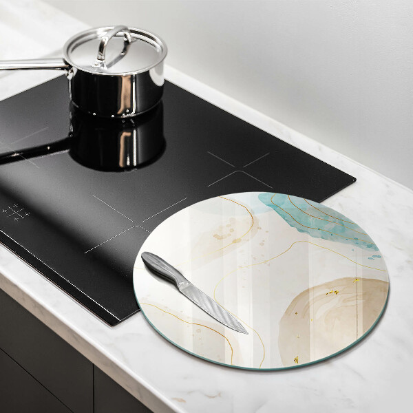 Protection plaque induction Taches bohèmes et or