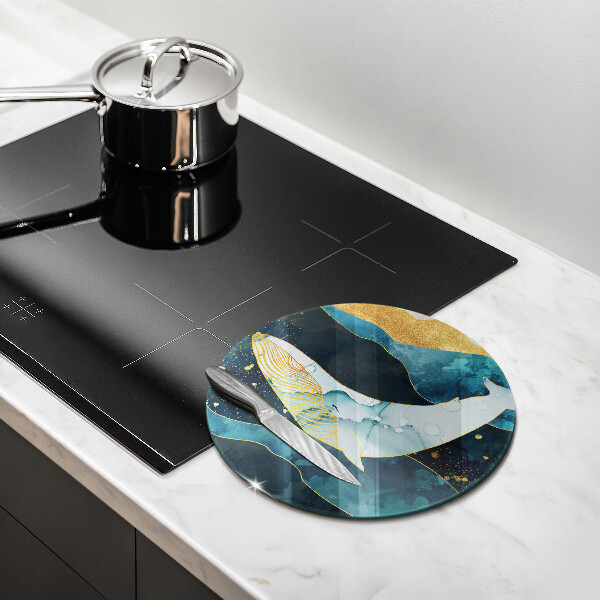 Protection plaque induction Abstraction des baleines