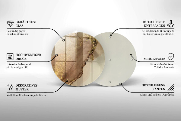 Protection plaque induction Abstraction de l'or