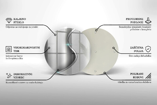 Protection plaque induction Métal argenté abstrait