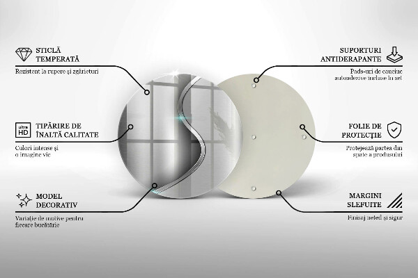 Protection plaque induction Métal argenté abstrait