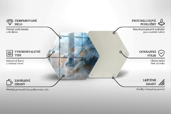 Cache plaque de cuisson Texture de marbre