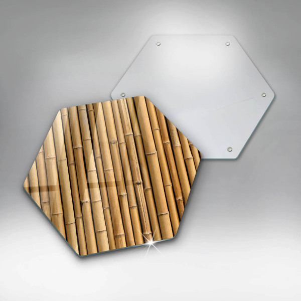 Cache plaque de cuisson Bambou bohème nature