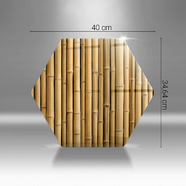 Cache plaque de cuisson Bambou bohème nature